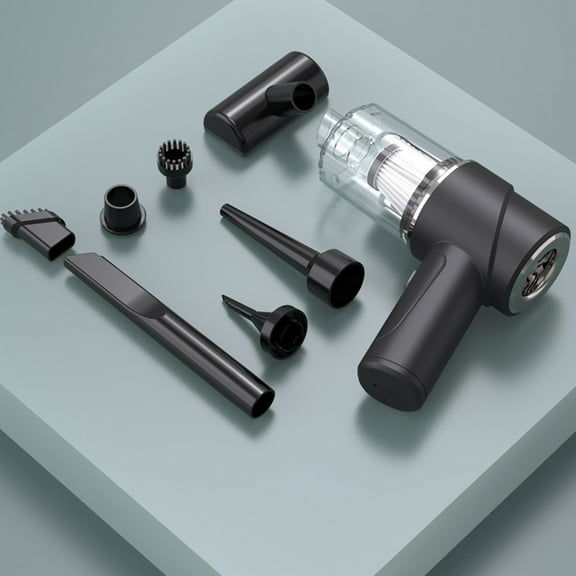 Uiz Merueh Portable Car Vacuum Handheld Vacuum Cleaner Rechargeable Lightweight Perfect for Pet Hair, Cars, Home, Stairs