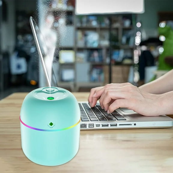 Uiz Merueh Small Humidifiers for Bedroom Cool Mist Humidifiers, Quiet Air Humidifier for Baby Nursery & Plants, Lasts Up to 35 Hours