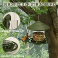 thumbnail image 1 of Uiz Merueh Squirrel Proof Bird Feeders Bird Houses for Outside Hanging Garden Décor, Gifts for Mom Grandma Women, 1 of 9
