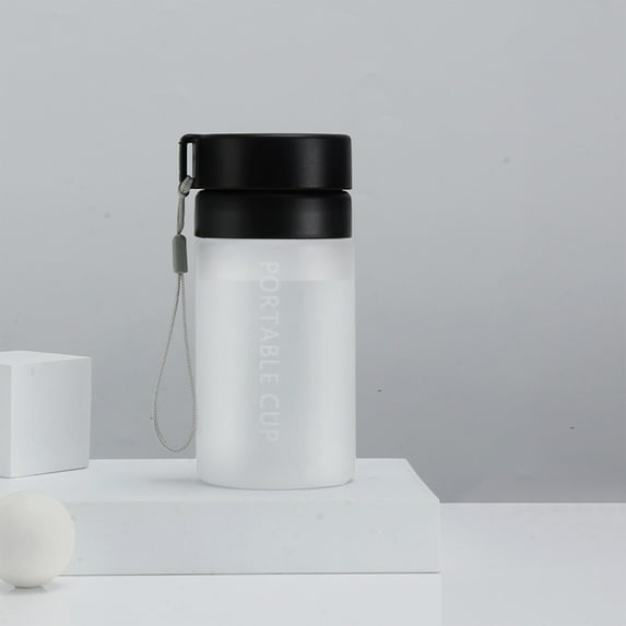 Uiz Merueh Tritan Clear Water Bottle | BPA Free 13oz Sports Water Bottle | Leak Proof Re-Usable Flip Top Plastic Drinks Bottles for School, Office, Gym, Cycling