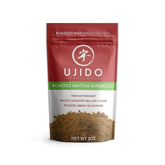 Ujido Roasted Matcha Superfood Green Tea Powder - 2 oz Pack of 2