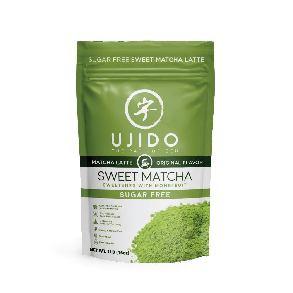 Ujido Sweet Matcha, 16 oz. SugarFree Ceremonial Grade Japanese