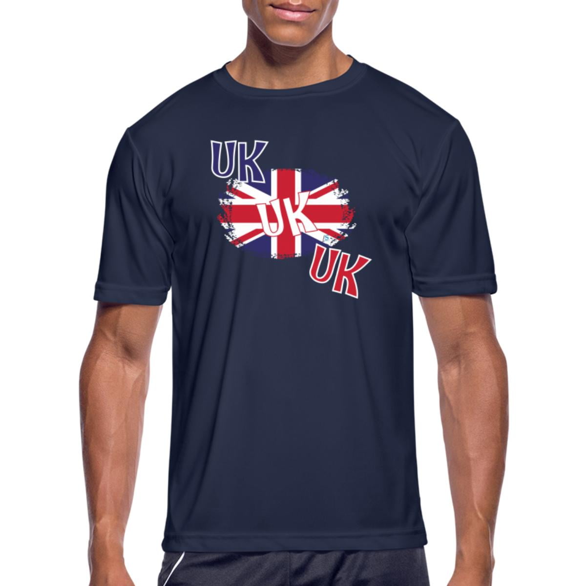 Uk 3 Men's Moisture Wicking Performance T-Shirt Outdoor Sport Tee ...