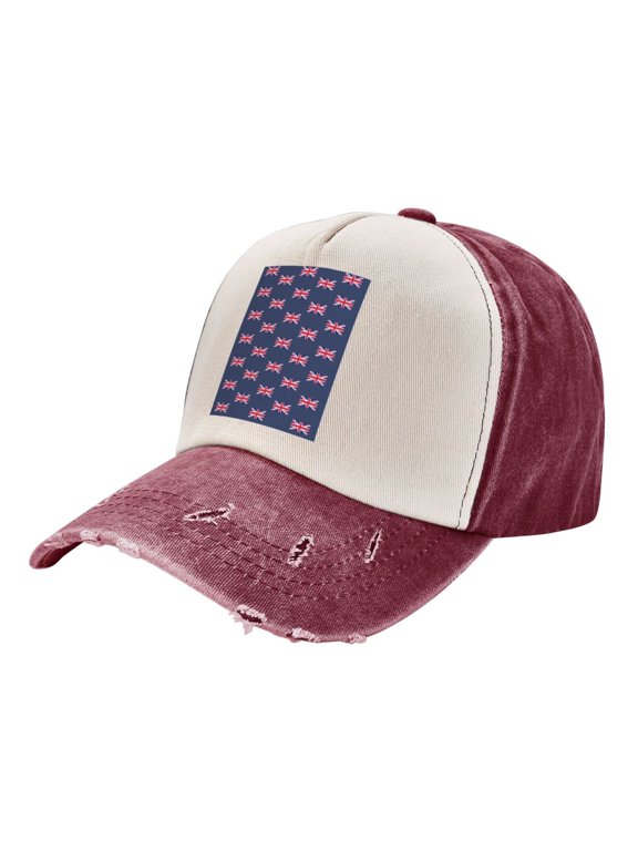 Uk Flag Union Jack Distressed Baseball Cap Dad Hats for Men Women Vintage Trucker Hat Low Profile Ball Caps