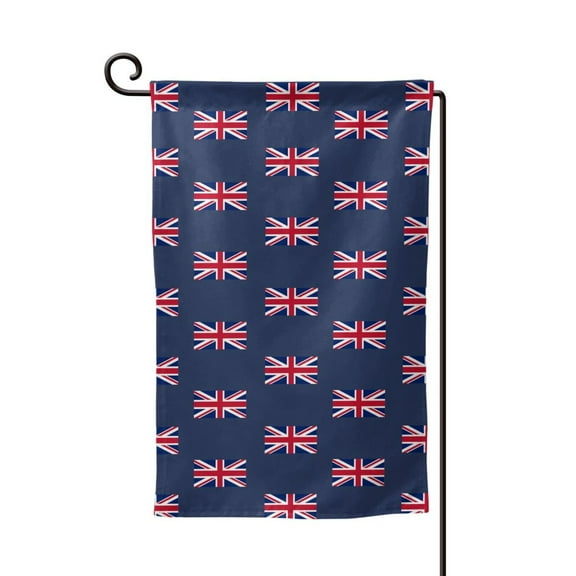 Uk Flag Union Jack Garden Flag Vertical Double Sided Yard Outdoor Decoration 12.5 x 18 Inch Square