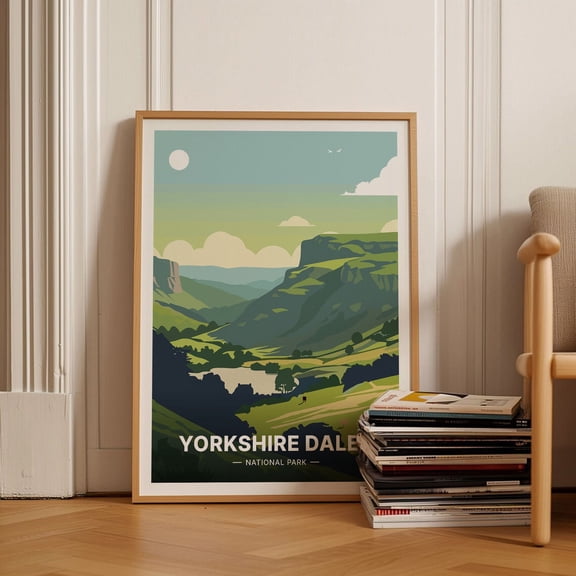 Uk National Parks Travel Posters - Scenic Wall Art For Home Decor, Office, Adventure Lovers Wall Art, Modern Wall Decor, 24x36 UNFRAMED