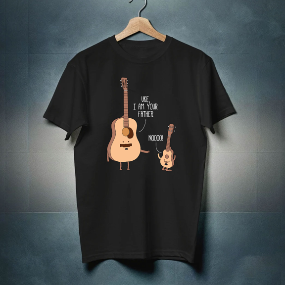 Uke I Am Your Father Ukulele Guitar Musician Music Pun Fun Unisex T-Shirt up to size 5XL
