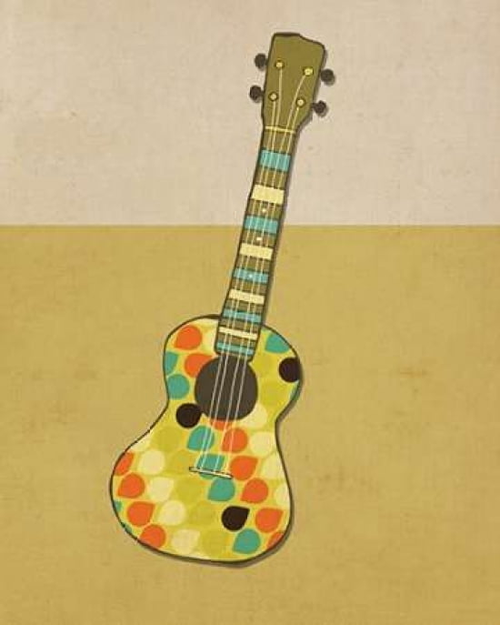 Uke I Canvas Art - Lisa Barbero (24 x 30)
