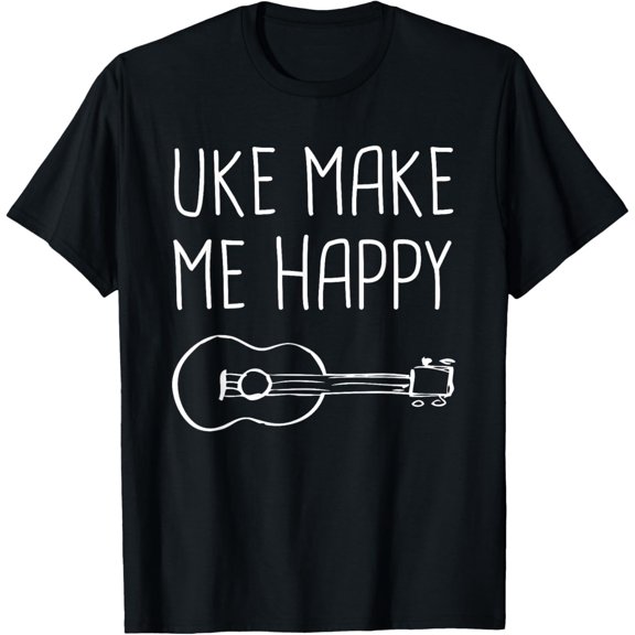 Uke Make Me Happy | Ukulele T-Shirt T-Shirt