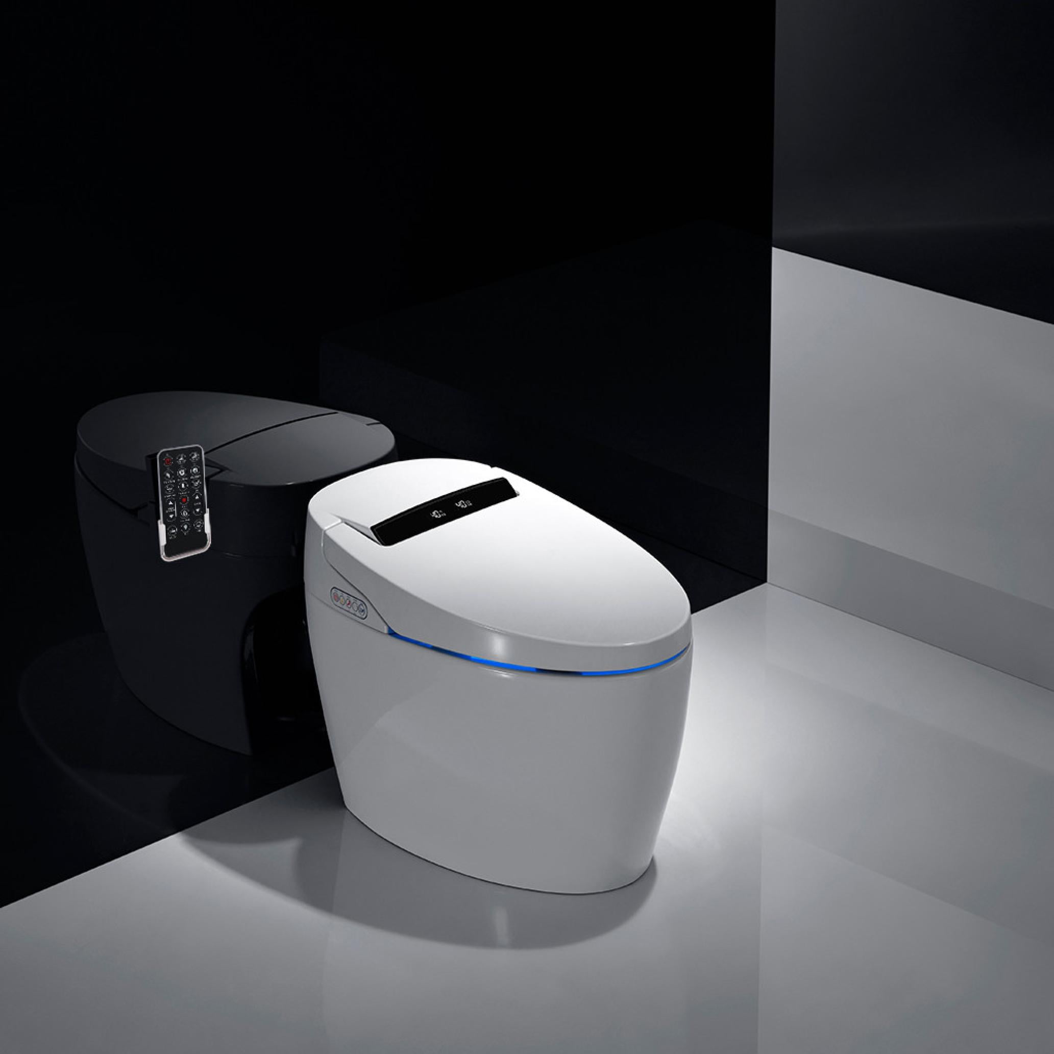 Ukeep Smart Toilet One Piece Smart Bidet Toilet, Bidet Toilet Seat with