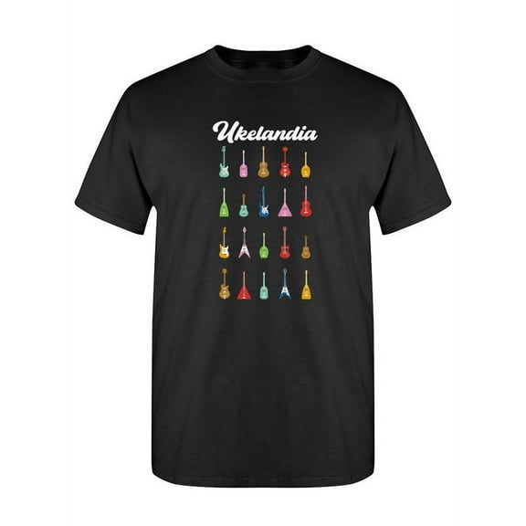 Ukelandia Instruments T-Shirt Women -Smartprints Designs, Female Small