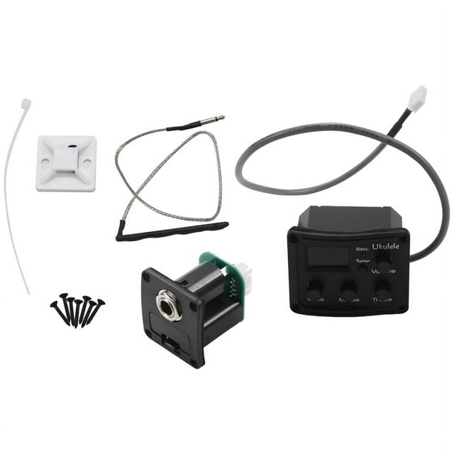 Ukelele Uke Piezo 3Band EQ Equalizer Tuner System with LCD Display