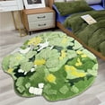 thumbnail image 1 of Ukeler 3D Shag Moss Area Rugs for Home Decor Non Slip Washable Kids Play Rug Cozy Plush Living Room Bedroom Bedside Rug 39.5''×39.5'', 1 of 6