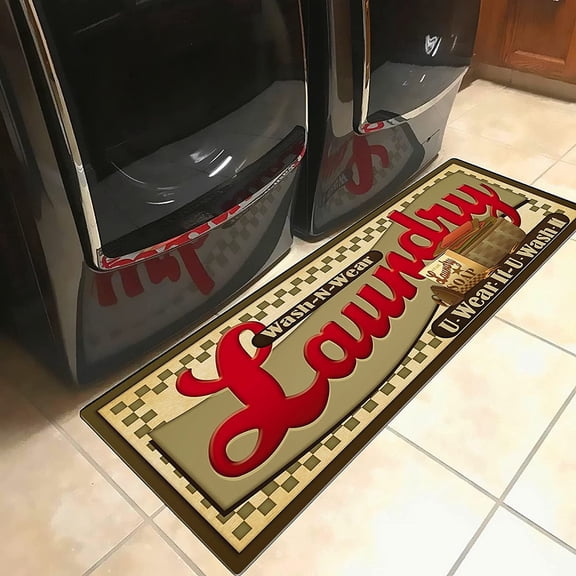 Ukeler Anti Fatigue Laundry Room Rug Runner Nonslip Comfort Mats for Laundry Room, 20''×59''