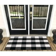 thumbnail image 1 of Ukeler Buffalo Check Rug - Cotton Washable Porch Rugs Durable and Washable Outdoor Rugs Door Mat Hand-Woven Buffalo Plaid Rug for Outdoor/Kitchen/Bathroom/Entry Way/Bedroom, 2' x 3', 1 of 8