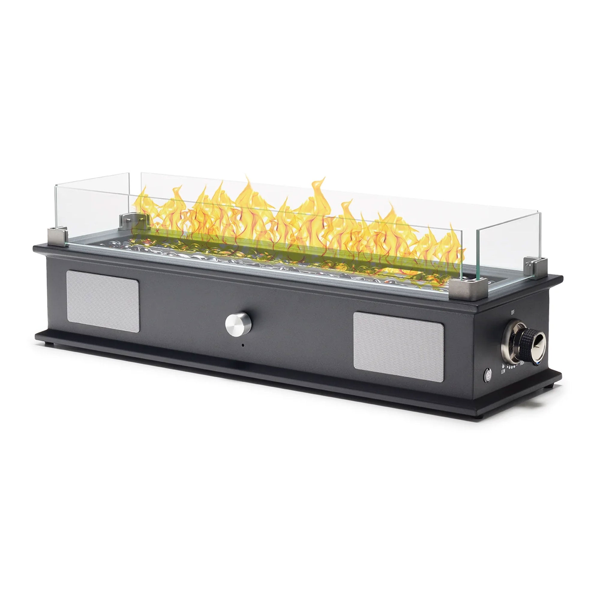 Ukiah Co. LOOM Rechargeable Bluetooth Tabletop Fire Pit with Sound