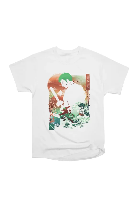 Ukiyo Master Swordman T-Shirt Tee Gift For Him Merch For Her Apparel For Friend