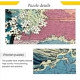 thumbnail image 1 of Ukiyo-e Ocean Wave Jigsaw Puzzle 500 Pieces, Zigsaw with Storage Bag and Reference Picture Easy to Solve Family Game Creative Gift for Friends Parents Grandparents, 1 of 6