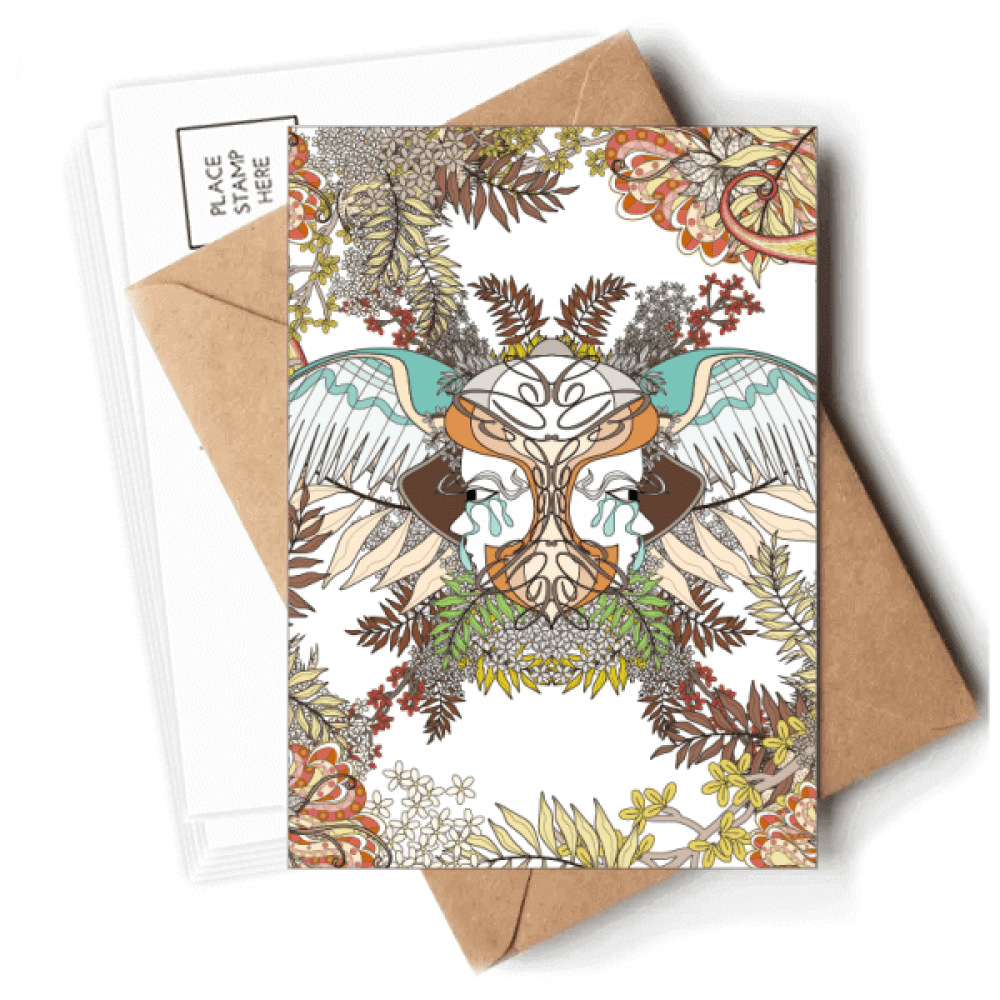 Ukiyo-e Wing Flower Tree Japan Postcards Envelopes Blank Note Cards Mailing