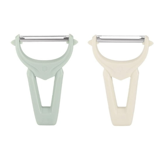 Uklsqma 2-Pack Stainless Steel Peeler, Ergonomic Potato & Fruit Peeler with Comfort Grip for Effortless Vegetable Prep, Easy Clean & Rust-Resistant Kitchen Tool