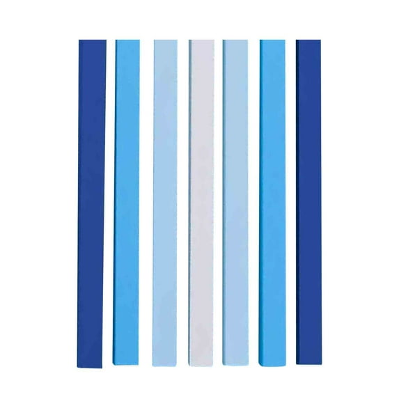 Uklsqma 540-Piece Star Paper Strips for DIY Crafts | 7 Colors Double-Sided Decorative Paper | Includes 540 Pre-Cut Strips for Kids, Students & Holiday Decorations