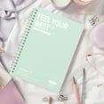 thumbnail image 1 of Uklsqma A5 Horizontal Coil Notebook with Colorful Plastic Cover | 60 Sheets 120 Pages | 9mm Grids Paper for Students & Professionals | Blue Pink White Purple Green Yellow, 1 of 5