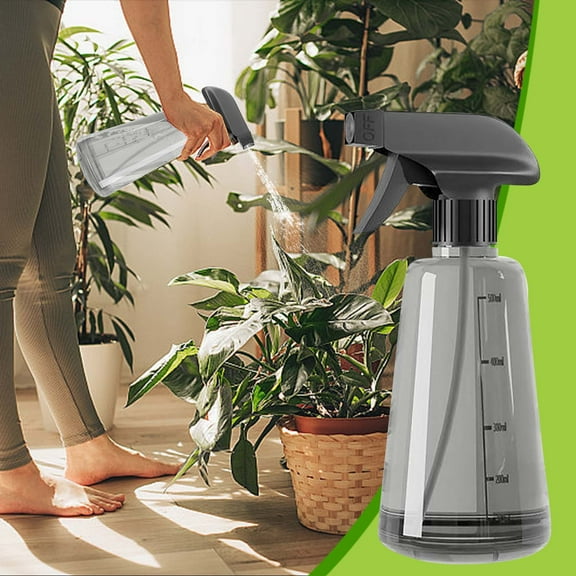 Uklsqma Pressure Spray Bottle for Plants | 500ml Fine Mist Watering Can with Pump | Garden & Household Cleaning Sprayer for Fertilizer | Includes 1 Sprayer