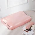thumbnail image 1 of Uklsqma Satin Silk Pillowcase for Hair & Skin | Zipper Closure Neck Guard Pillowcase | 60x40cm/23.62x15.74in | Soft, Breathable & Cool for Sleeping | 1 Piece, 1 of 5