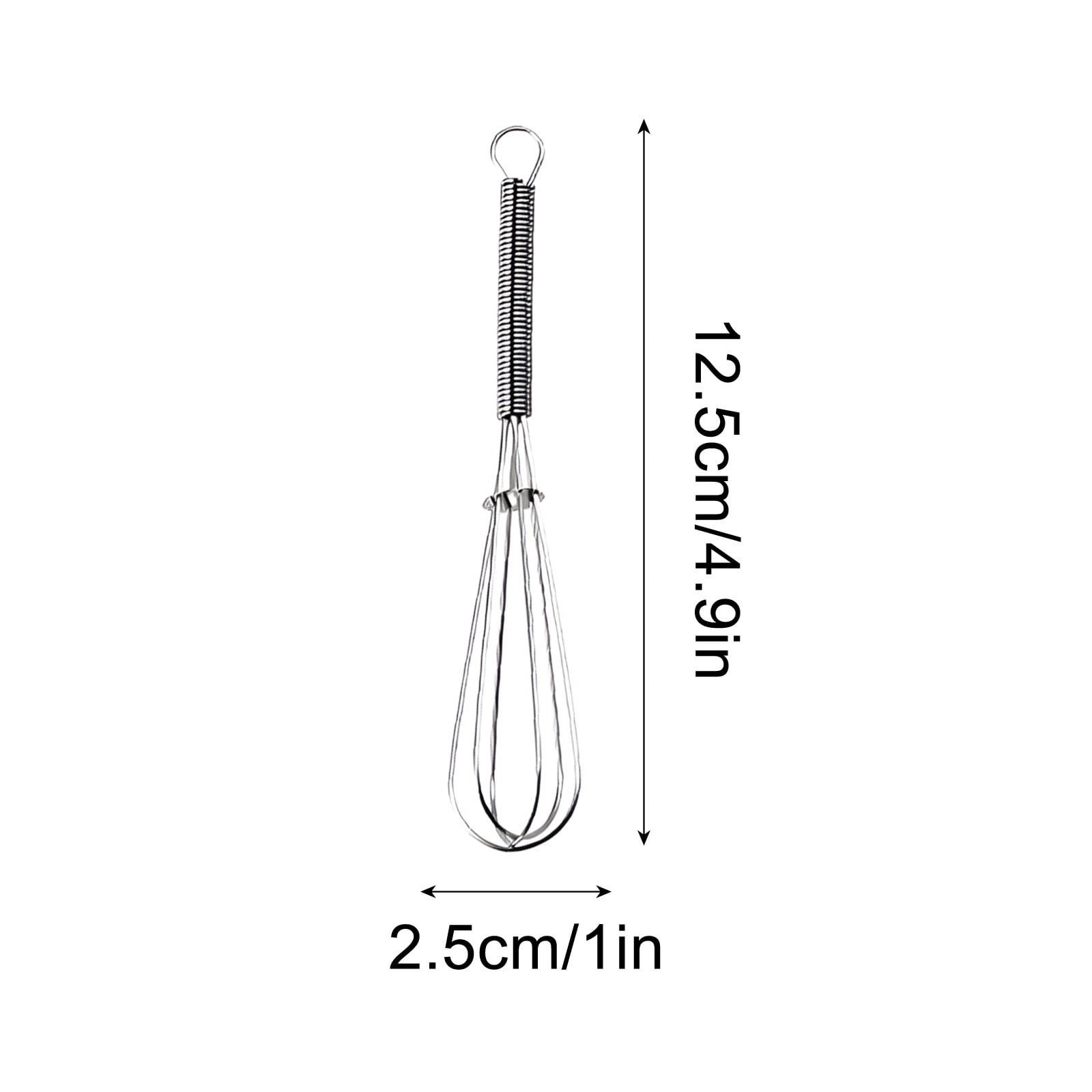 Uklsqma Stainless Steel Egg Beater & Milk Frother | Handheld Whisk for ...