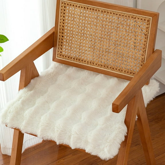 Uklsqma Thickened Soft Student & Office Chair Seat Cushion Pad | Non-Slip Stool Mat | 45x45cm (17.71x17.71in) | 1-Pack