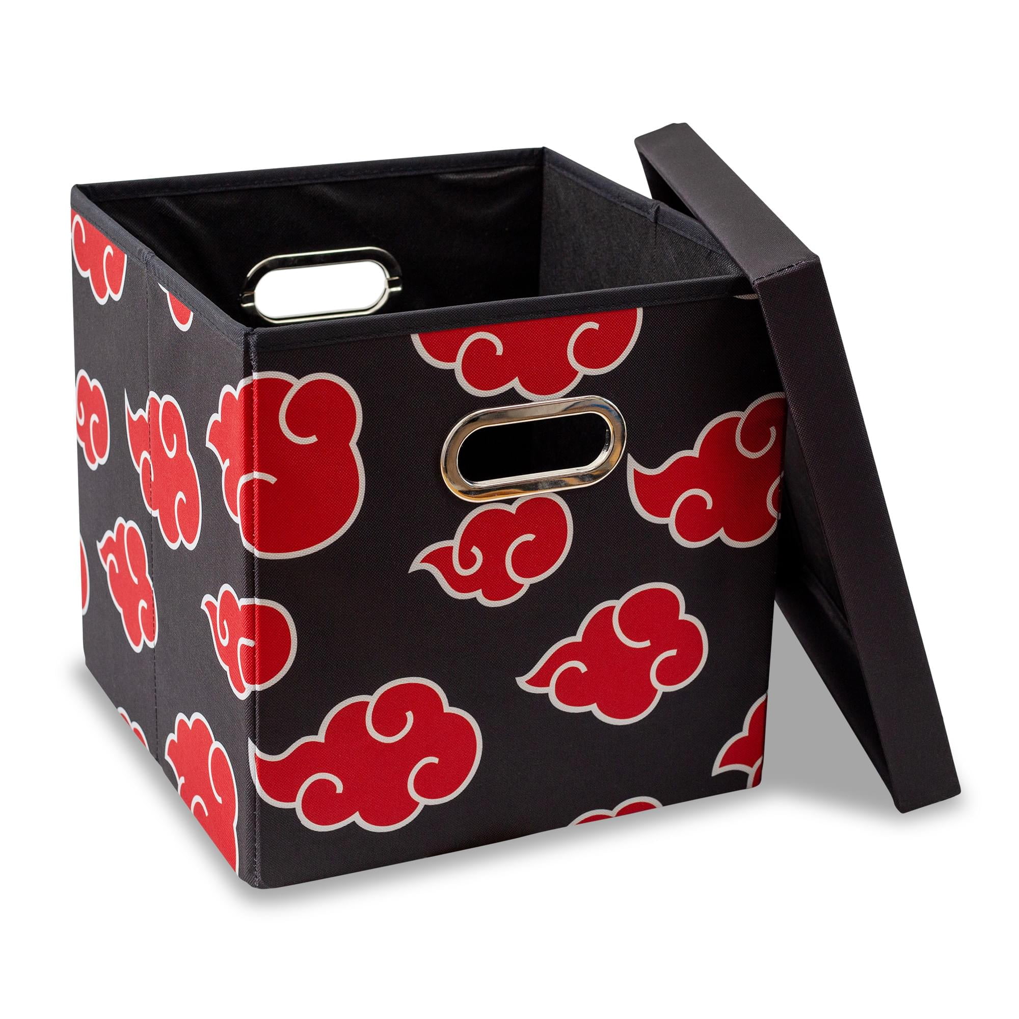 Naruto Shippuden Akatsuki Black and Red Fabric Storage Crate