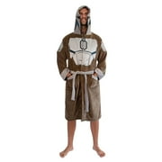 Ukonic Star Wars The Mandalorian Bounty Hunter Hooded Bathrobe for Adults | One Size Unisex