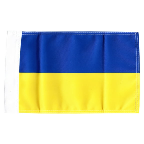 Ukraine - 5.5" x 8.5" Motorcycle Flag