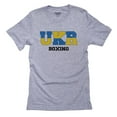 thumbnail image 1 of Ukraine Boxing - Olympic Games - Rio - Flag Men's Grey T-Shirt, 1 of 2