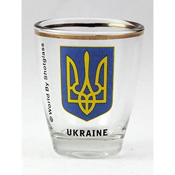 Ukraine Coat Of Arms Shot Glass