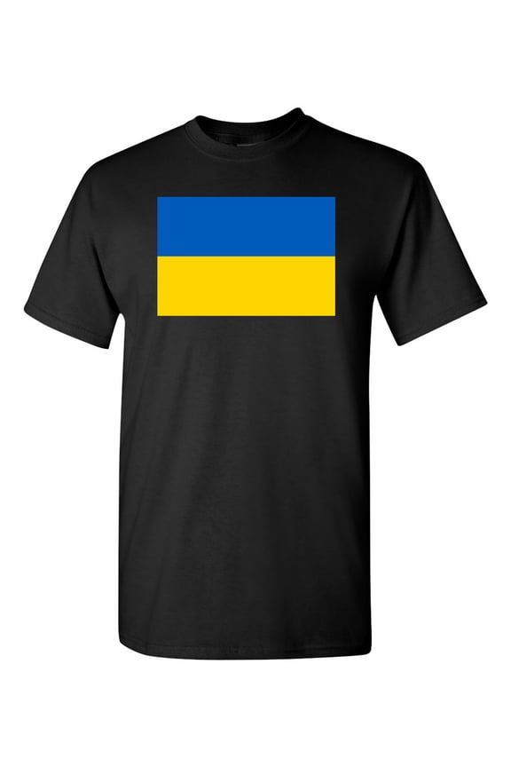 Ukraine Country Flag Adult DT T-Shirt Tee
