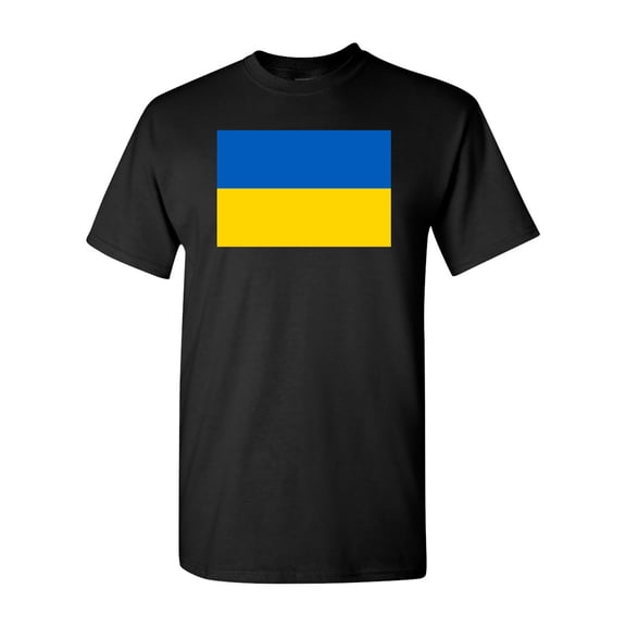 Ukraine Country Flag Adult DT T-Shirt Tee