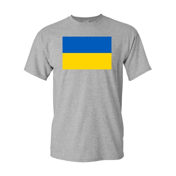 Ukraine Country Flag Adult DT T-Shirt Tee