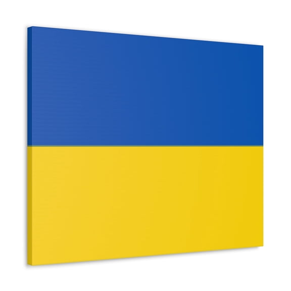 Ukraine Country Flag Canvas Vibrant Wall Art Unframed Home Decor