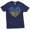 thumbnail image 1 of Ukraine Flag T-shirt Ukraine Heart flag I stand with Ukraine Patriotic Trident tryzub Tee shirt (X-Large Navy Blue), 1 of 6