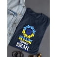 thumbnail image 1 of Ukraine Supports Israel T-shirt Male's -SmartPrintsInk Designs, 1 of 4