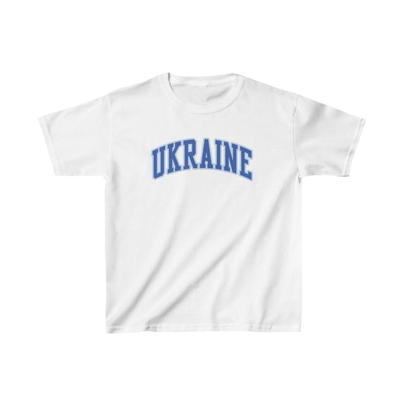 Ukraine Ukrainian Kids Shirt Gifts Boys Girls Youth Tee Tshirt