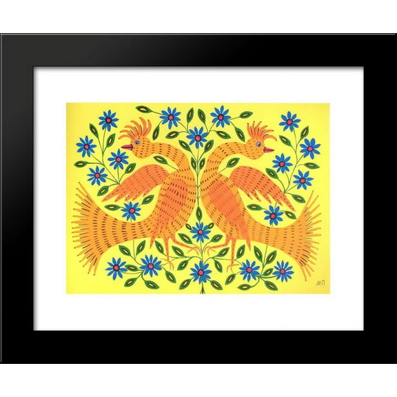 Ukrainian Dancers 20x24 Framed Art Print by Primachenko, Maria