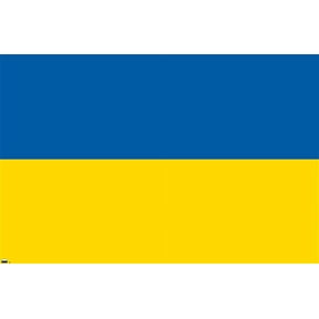 Ukrainian Flag Wall Poster, 14.725" x 22.375"