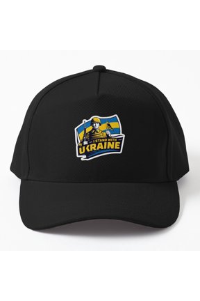 Ukrainian Military Flag Baseball Cap, Service Graphic Design, Classic Hat Style