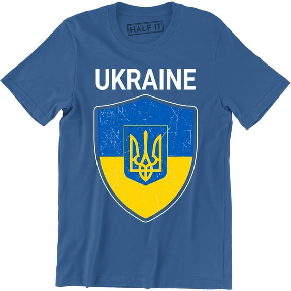 Ukrainian National Trident Ukraine Heritage National Day Mens T-Shirt