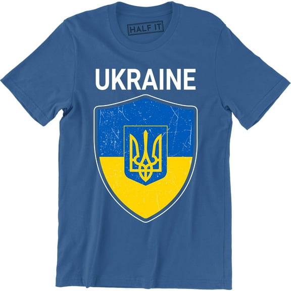 Ukrainian National Trident Ukraine Heritage National Day Mens T-Shirt