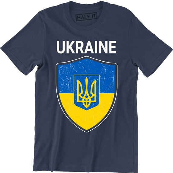 Ukrainian National Trident Ukraine Heritage National Day Mens T-Shirt