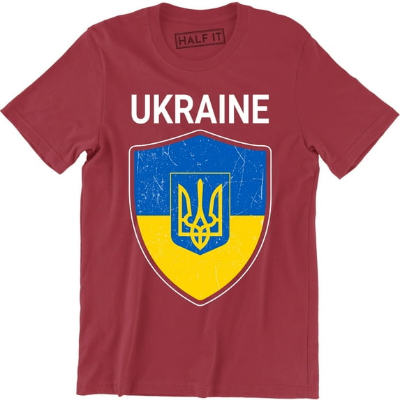 Ukrainian National Trident Ukraine Heritage National Day Mens T-Shirt