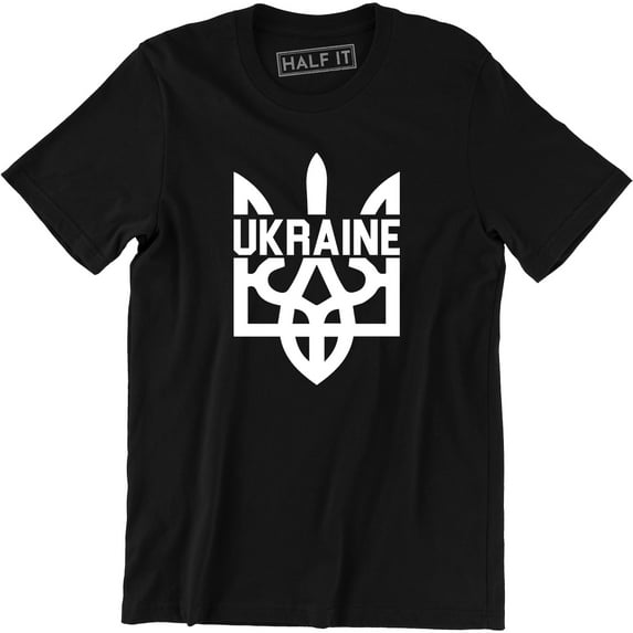 Ukrainian National Trident Ukraine Heritage National Day Mens Tee Shirt